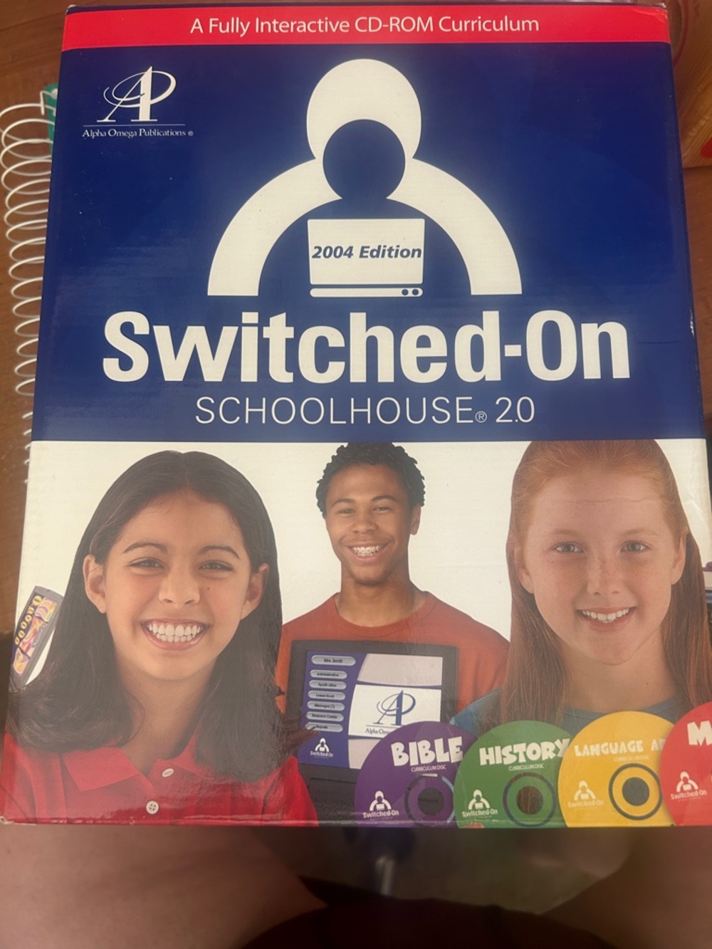 Switched-On Schoolhouse 2.0 2004 Edition - Blue and White Educational CD-ROM